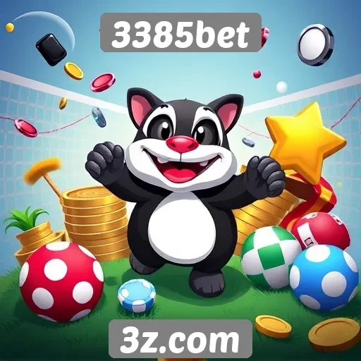 Variedade de jogos disponíveis na plataforma 3385bet